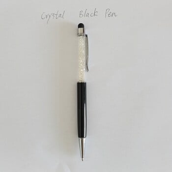 Πακέτο στυλό Crystal Ballpoint, 2 σε 1, Slim, Bling, Glitter, Diamond, Capacitive, Writing