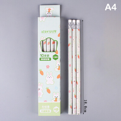 10 komada grafitnih olovaka, korejskih kawaii pisaćih olovaka za djecu, školsko pisanje, crtanje, umjetnički pribor