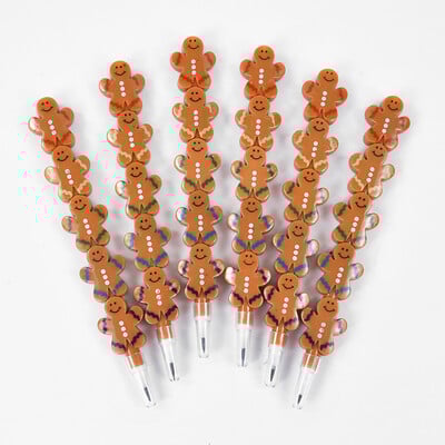 5/10kom Božićni snjegović Čovječuljak od medenjaka Olovke koje se mogu složiti 2025. Nova godina Školski pribor Pokloni za dječju rođendansku proslavu