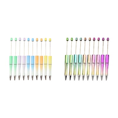 Kemijske olovke s perlama Kemijske olovke Vjenčane darove Olovke s perlama 10x Olovke s perlicama DIY set za ispit Rezervne olovke za pisanje dnevnika Učionica