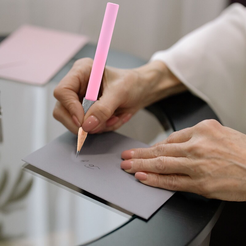 6 vnt Art Aliuminio įvairių spalvų pieštukų ilgintuvas – pieštukų ilgintuvo laikiklis spalvotiems pieštukams įprastose studentų raštinės reikmenyse