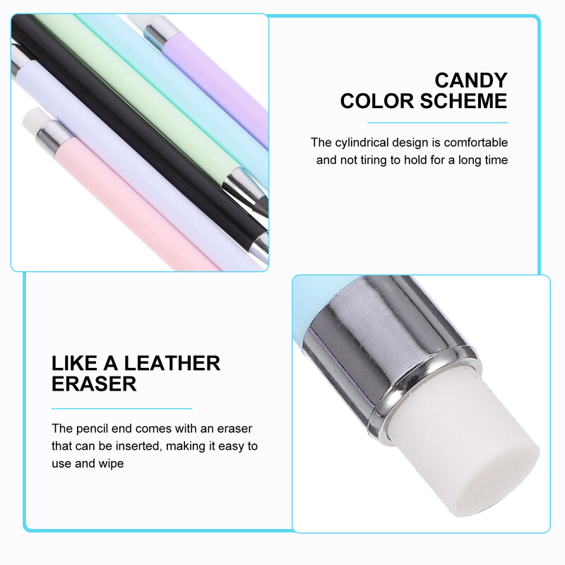 6 kom vječne olovke olovke za crtanje metalne beskonačne vječne plastične olovke bez tinte