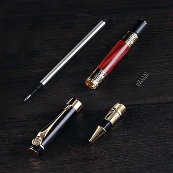 Υψηλής ποιότητας Full Metal Roller Ballpoint Στυλό Γραφείο Business Men Signature Γράψιμο Στυλό Σχολική γραφική ύλη