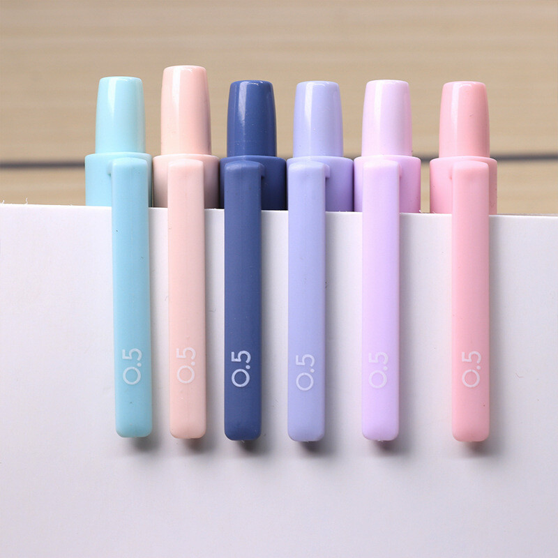 6 komada jednostavne mehaničke olovke za ispravljanje držanja s trokutastom šipkom učenici s mehaničkom olovkom za test crtanja 0,5