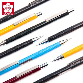 SAKURA Mechanical Pencil 0.3/0.5/0.7/0.9mm Press Automatic Pencil Propelling Pencils Sketch Supplies