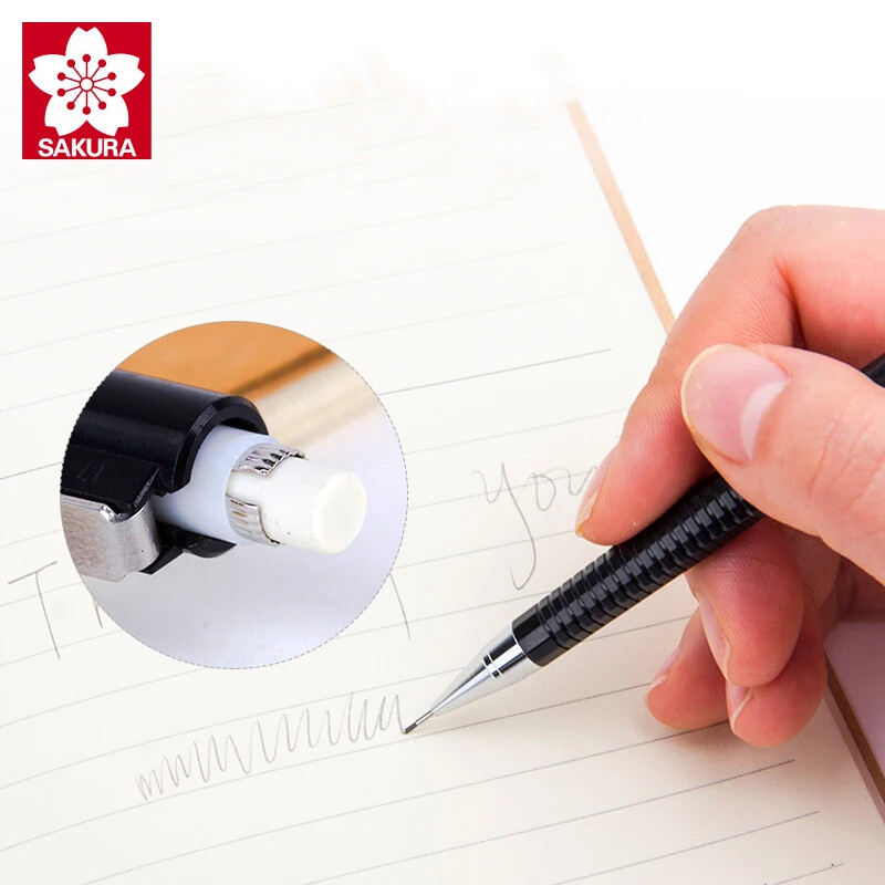 SAKURA mehanička olovka 0,3/0,5/0,7/0,9 mm s automatskim pritiskom na olovke Olovke za skiciranje