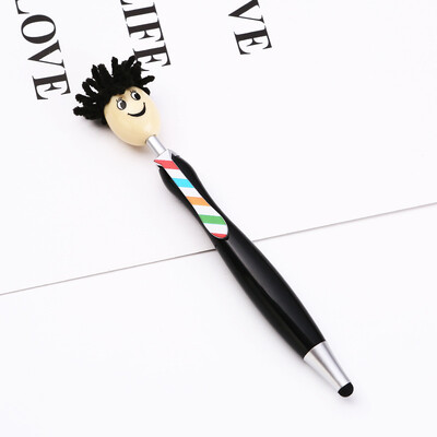 Kawaii slatka kemijska olovka sa zaslonom osjetljivim na dodir, 0,5 mm gel olovke s crnom tintom za djevojčice i dječake, dječje olovke za pisanje, dječji darovi