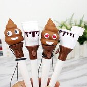 1 бр. Автоматична химикалка, тоалетна, изхвърляне, забавен стил, празничен подарък, канцеларски материали за студенти в офис CW-168