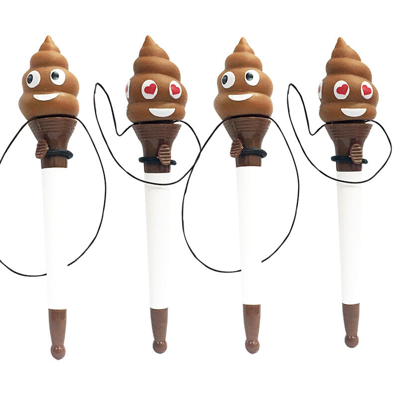 1 бр. Автоматична химикалка, тоалетна, изхвърляне, забавен стил, празничен подарък, канцеларски материали за студенти в офис CW-168