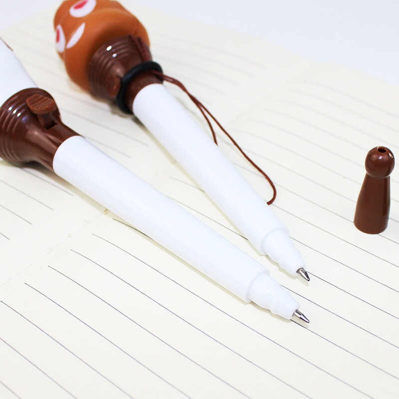 1 бр. Автоматична химикалка, тоалетна, изхвърляне, забавен стил, празничен подарък, канцеларски материали за студенти в офис CW-168