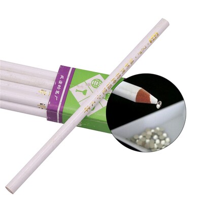 10 kom 176*8 mm Bijela drvena olovka za olovke DIY Apparel Paste Dijamanti Ljepljivo punjenje Alati za šivanje Pribor Student Office DIY Hand