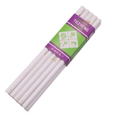 10 бр. 176*8 мм бял дървен молив за молив Направи си сам облекло паста диаманти лепкав пълнител шевни инструменти аксесоар студентски офис направи си сам ръка