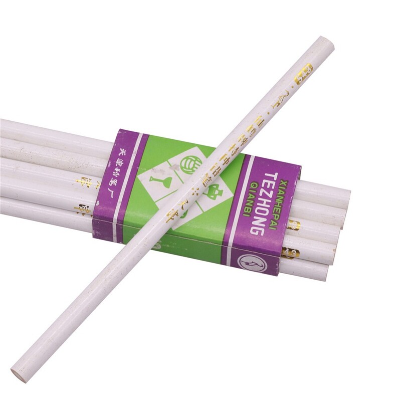 10 бр. 176*8 мм бял дървен молив за молив Направи си сам облекло паста диаманти лепкав пълнител шевни инструменти аксесоар студентски офис направи си сам ръка