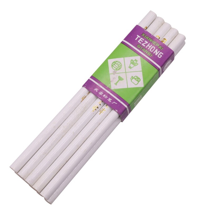 10 бр. 176*8 мм бял дървен молив за молив Направи си сам облекло паста диаманти лепкав пълнител шевни инструменти аксесоар студентски офис направи си сам ръка