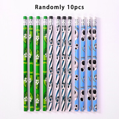 10pcs/set Sportske tematske party pisanje HB olovke Nogomet Bejzbol Košarkaške olovke Dječji rođendanski pokloni Školski pribor