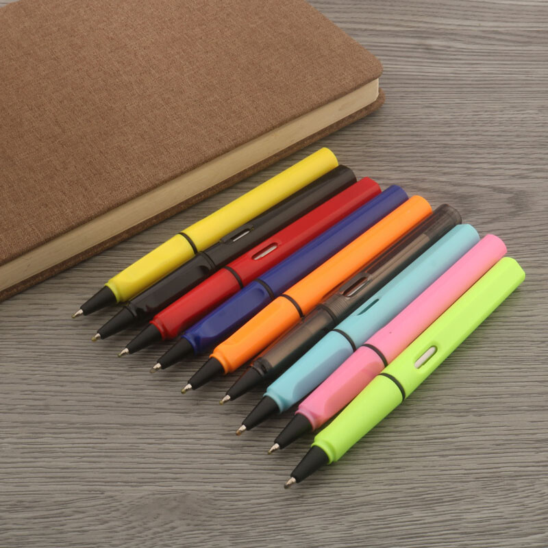 1kom Kemijska olovka + 8 punjenja Gel olovka s crnom plavom crvenom tintom Vrh 0,5 mm roler olovka Školski uredski pribor Pismarica