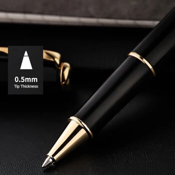 Jinhao 75 Ballpoint Στυλό Μεταλλικό Μαύρο/Μαύρο Κόκκινο Πολυτελές Κομψό Στυλό Αντικαταστάσιμο Ανταλλακτικό Γράψιμο Σχολική προμήθειες γραφείου Χαρτικά