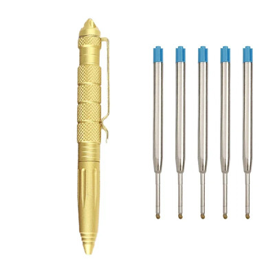 Химикалки за тактическа отбрана Висококачествени 502 метални цветни канцеларски материали Ученически пособия Студентски гел мастило Офис аксесоари