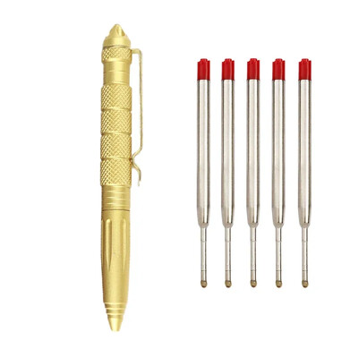 Химикалки за тактическа отбрана Висококачествени 502 метални цветни канцеларски материали Ученически пособия Студентски гел мастило Офис аксесоари