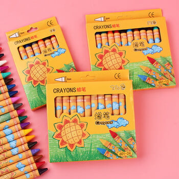 8/12/24PCS Crayon Paint Graffiti Coloring for Children Μαρκαδόροι χρώματος λαδιού παστέλ Σχολικά είδη Άπειρα χρώματα Kawaii Art