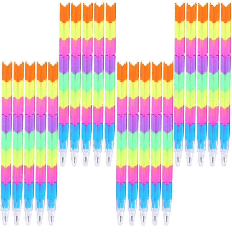 20 kom. Olovke u boji Plastični crteži Dječje Praktično slaganje Fleksibilno Rastavljanje Učenik
