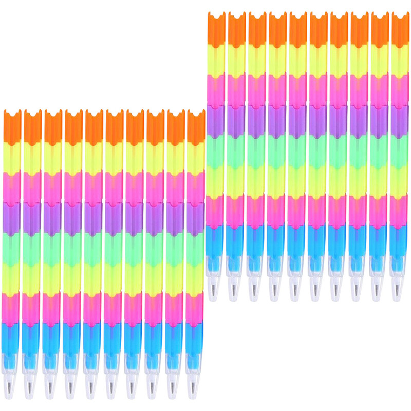 20 kom. Olovke u boji Plastični crteži Dječje Praktično slaganje Fleksibilno Rastavljanje Učenik