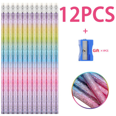 Изкуство Канцеларски материали за рисуване Молив Фантазия Звездно небе Дървени моливи HB Ученически скици Инструмент за рисуване Училищни канцеларски материали