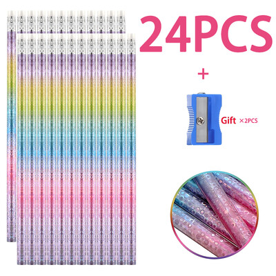 Изкуство Канцеларски материали за рисуване Молив Фантазия Звездно небе Дървени моливи HB Ученически скици Инструмент за рисуване Училищни канцеларски материали