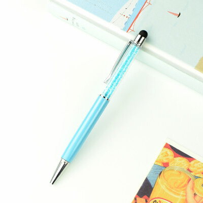 Персонализирано ЛОГО Diamond Метална химикалка Персонализирано лазерно гравиране Име Училищен учител Подаръци Химикалки за сензорен екран Офис консумативи