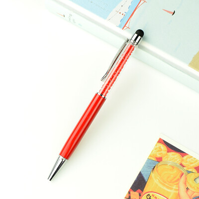 Персонализирано ЛОГО Diamond Метална химикалка Персонализирано лазерно гравиране Име Училищен учител Подаръци Химикалки за сензорен екран Офис консумативи