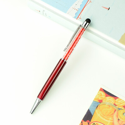 Персонализирано ЛОГО Diamond Метална химикалка Персонализирано лазерно гравиране Име Училищен учител Подаръци Химикалки за сензорен екран Офис консумативи