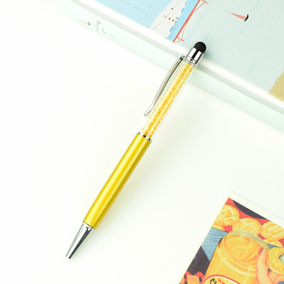 Персонализирано ЛОГО Diamond Метална химикалка Персонализирано лазерно гравиране Име Училищен учител Подаръци Химикалки за сензорен екран Офис консумативи