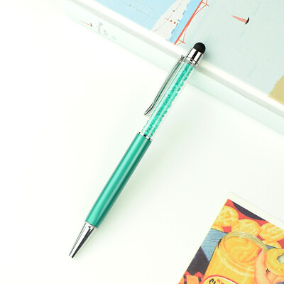 Персонализирано ЛОГО Diamond Метална химикалка Персонализирано лазерно гравиране Име Училищен учител Подаръци Химикалки за сензорен екран Офис консумативи