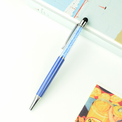 Персонализирано ЛОГО Diamond Метална химикалка Персонализирано лазерно гравиране Име Училищен учител Подаръци Химикалки за сензорен екран Офис консумативи