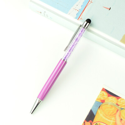 Персонализирано ЛОГО Diamond Метална химикалка Персонализирано лазерно гравиране Име Училищен учител Подаръци Химикалки за сензорен екран Офис консумативи