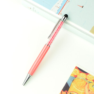 Персонализирано ЛОГО Diamond Метална химикалка Персонализирано лазерно гравиране Име Училищен учител Подаръци Химикалки за сензорен екран Офис консумативи