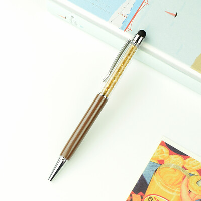 Персонализирано ЛОГО Diamond Метална химикалка Персонализирано лазерно гравиране Име Училищен учител Подаръци Химикалки за сензорен екран Офис консумативи