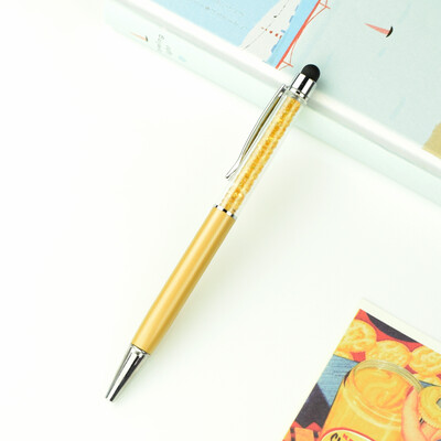 Персонализирано ЛОГО Diamond Метална химикалка Персонализирано лазерно гравиране Име Училищен учител Подаръци Химикалки за сензорен екран Офис консумативи