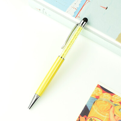 Персонализирано ЛОГО Diamond Метална химикалка Персонализирано лазерно гравиране Име Училищен учител Подаръци Химикалки за сензорен екран Офис консумативи