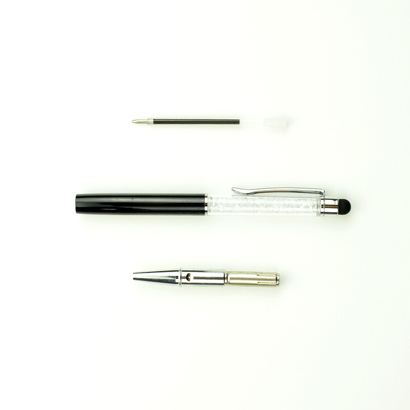 Персонализирано ЛОГО Diamond Метална химикалка Персонализирано лазерно гравиране Име Училищен учител Подаръци Химикалки за сензорен екран Офис консумативи