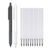 2Pcs HB Eternal mehaničke olovke + 10Pcs Refill Neograničeno pisanje bez tinte Olovke za umjetničke skice Slikarski pribor Uredski pribor