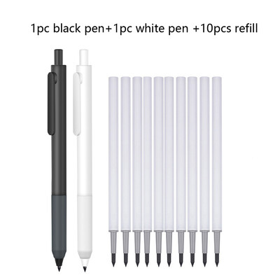 2Pcs HB Eternal mehaničke olovke + 10Pcs Refill Neograničeno pisanje bez tinte Olovke za umjetničke skice Slikarski pribor Uredski pribor