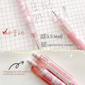 Kawaii Mechanical Pencil set 0,5/0,7mm 2B Refill Cute Cartoon Automatic Pencils School Supplies Office Child Gift Statione