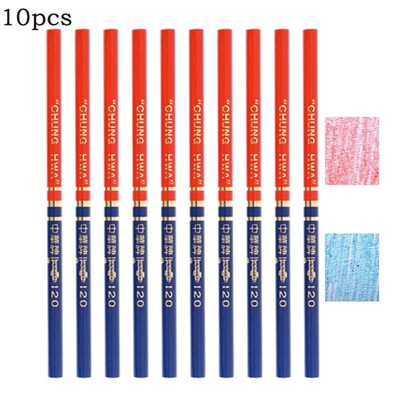 10 бр./компл. Дърводелски моливи Дървообработващ молив с мащаб Черен олово Специална писалка за маркиране Направи си сам строител Дърводелски инструмент Химикалка