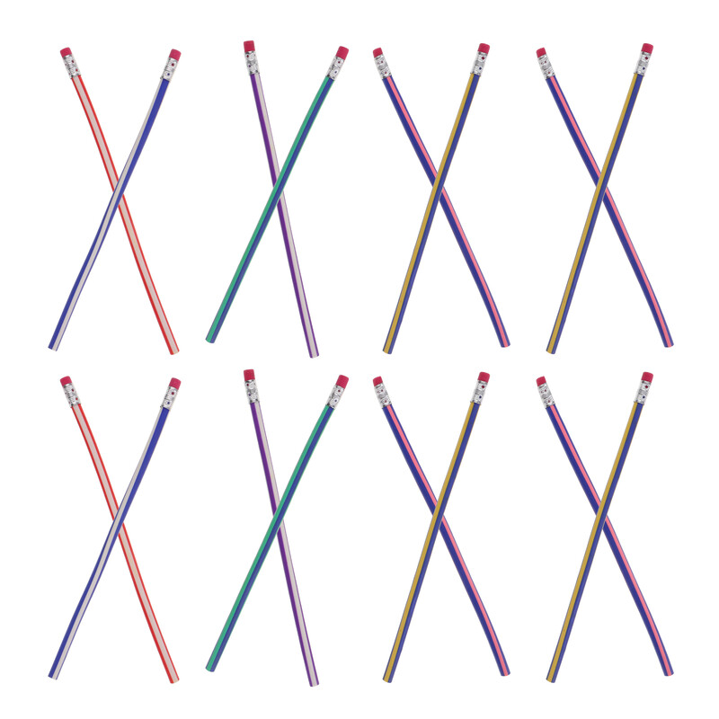 20 buc Creion flexibil de scris pliabil constant Creioane lungi pentru elevi 1800X100X100CM PVC Premii școlare pentru copii