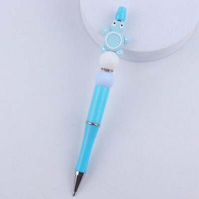 DIY kemijske olovke s perlama Životinja s crtanim crtama Koala Slon Silikonska olovka s perlama Šarena plastična višenamjenska kemijska olovka