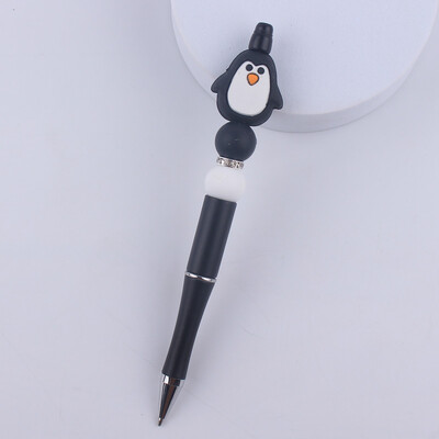 DIY kemijske olovke s perlama Životinja s crtanim crtama Koala Slon Silikonska olovka s perlama Šarena plastična višenamjenska kemijska olovka