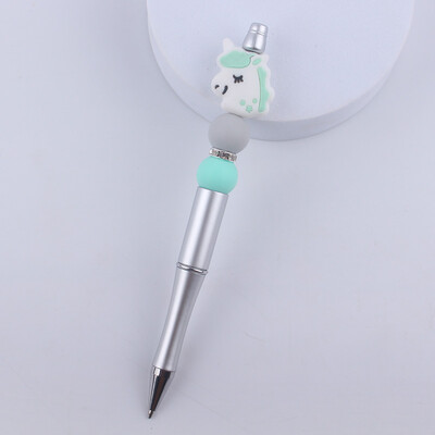 DIY kemijske olovke s perlama Životinja s crtanim crtama Koala Slon Silikonska olovka s perlama Šarena plastična višenamjenska kemijska olovka