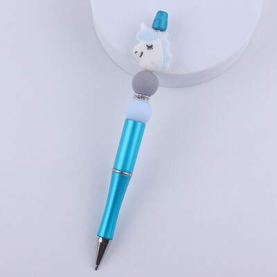 DIY kemijske olovke s perlama Životinja s crtanim crtama Koala Slon Silikonska olovka s perlama Šarena plastična višenamjenska kemijska olovka