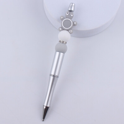 DIY kemijske olovke s perlama Životinja s crtanim crtama Koala Slon Silikonska olovka s perlama Šarena plastična višenamjenska kemijska olovka